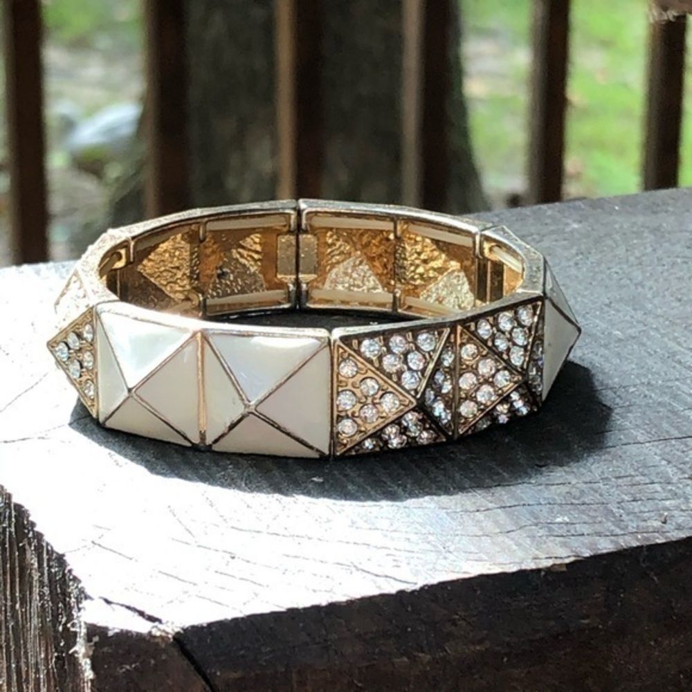 Geometric T&J Designs Stretch Bracelet